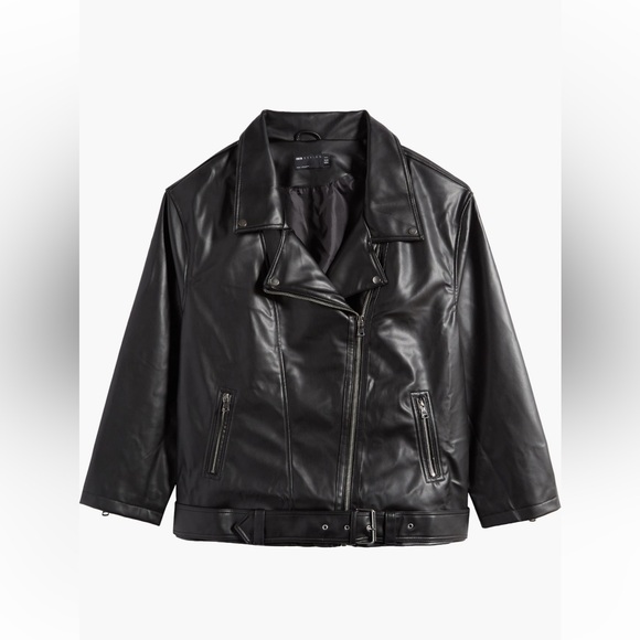 ASOS faux leather jacket (plus) - Picture 1 of 4